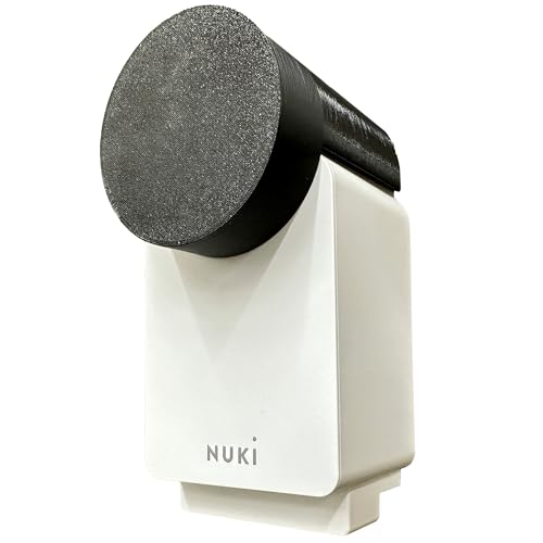 smattex Schutzabdeckung kompatibel mit Nuki Smart Lock – verhindert manuelle Betätigung – aus robustem PETG – kompatibel mit Nuki 2.0/3.0/4.0 Gen & Go – Kindersicherung (schwarz) von smattex