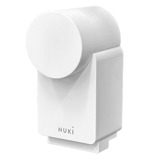 smattex Schutzabdeckung kompatibel mit Nuki Smart Lock – verhindert manuelle Betätigung – aus robustem PETG – kompatibel mit Nuki 2.0/3.0/4.0 Gen & Go – Kindersicherung (weiß) von smattex