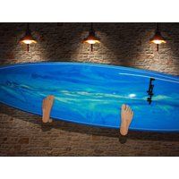 Wandhalter Für Surfboard, Stand Up Paddle Sup Und Alle Großen Boards "Füße" von smondesign
