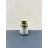 Vintage Gestreifte Glasur Keramik Americana Pottery Steingut Tasse Vintage Gestreifte Glasur Keramik Americana Pottery Steingut Tasse von smreiss