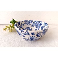 Blaue Und Weiße Chinoiserien-Schmuckschale Für Schmuck, Schlüssel, Münzen von snatcheryhatch