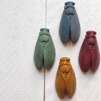 Provence Zikadenfigur, Magnet, Insekt, Käfer, 4Er-Set Provence Zikadenfigur, Magnet, Insekt, Käfer, 4Er-Set von snatcheryhatch