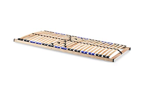 snoozo Lattenrost Lattenrahmen TwinFlex | 28 Federleisten | 5-facher Härteverstellung | zur Selbstmontage | geeignet für alle Matratzen | 140 x 200 cm von snoozo