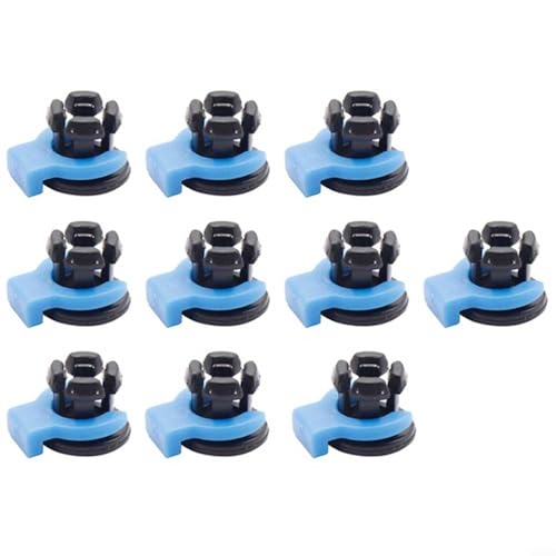 10/20/30/50 Stück Clip Rohr eingebettete Klemmkupplung, PTFE Rohrverbinder 4 mm Spannzangenclip für 3D-Drucker-Extruder Hot-End eingebettete Befestigung (10) von snowchecking