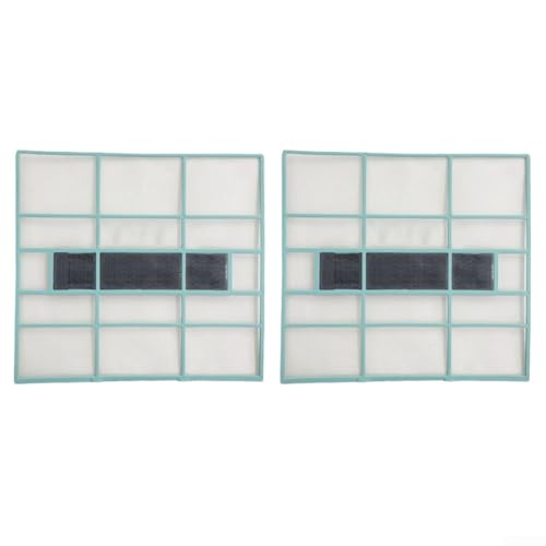 2 Stück Staubschutznetz für Midea Klimaanlage, mühelose Installation für Innengeräte (30,2 x 28) von snowchecking