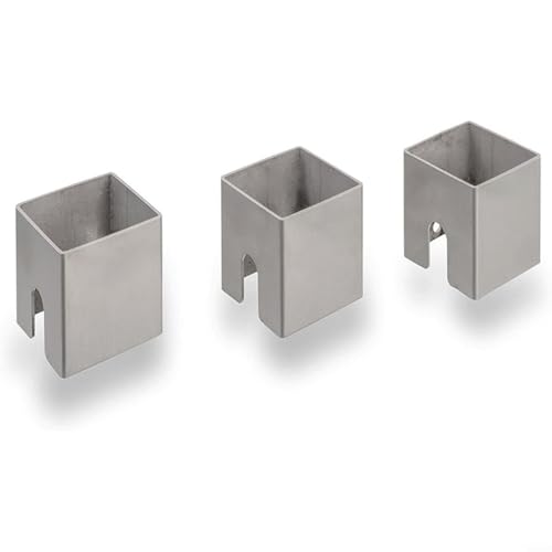 3 Stück Grill Spacer Set Abstandshalter für Feuerplatte Grillplatte Edelstahl Stützen zum Kochen von snowchecking