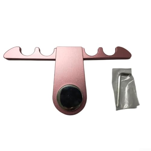 Billardhalter für 4 Queues, zusammenklappbares Metalldesign mit Sechskantschlüssel für einfache Verwendung (Rosa) von snowchecking