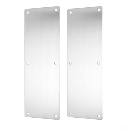 Edelstahl-Tür-Trittplatten für einfache Installation und Schutz an Vorder- oder Hintertüren von snowchecking