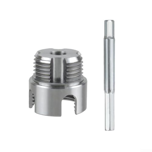 Einfädelwerkzeug für Wasserrohre mit integriertem Schneideisen, geeignet für Innen- und Außengewinde, geeignet für 20 mm, 25 mm, 30 mm Rohre, schnell (30 mm) von snowchecking