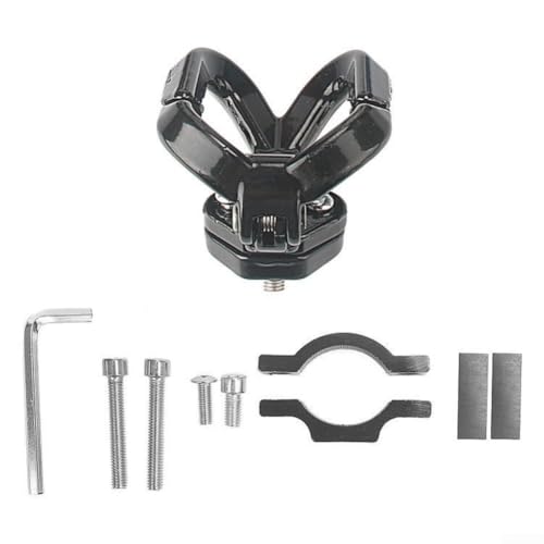 Elektroroller Front-Doppelhaken mit Aluminiumlegierungskonstruktion für Xiaomi für M365 Pro, vertikale Aufbewahrung für Taschen und Werkzeuge (schwarz) von snowchecking