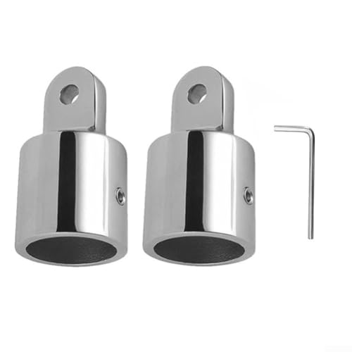 Endkappen-Set mit Sechskantschlüssel, Edelstahl in Marinequalität für verbesserte Bootsleistung (20 mm) von snowchecking