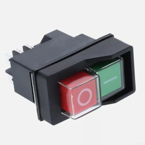 Ersatz-Druckknopfschalter für C10RJ Tischsäge, Teilenummer 371450, passend für C10RJSM Modell Einzelschaltereinheit Ersatz-Druckknopfschalter für C10RJ Tischsäge, Teilenummer 371450, passend für C10RJSM Modell Einzelschaltereinheit von snowchecking