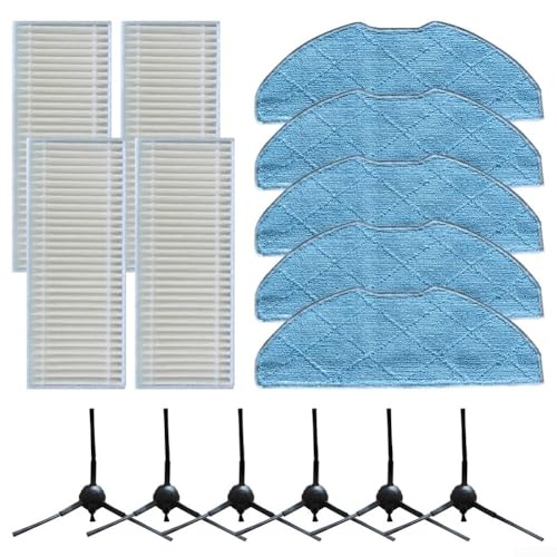 Ersatz-Mopp-Pads und HEPA-Filter-Set für XPlorer S135 S140 RR91C5WH mit effektiven Seitenbürsten Ersatz-Mopp-Pads und HEPA-Filter-Set für XPlorer S135 S140 RR91C5WH mit effektiven Seitenbürsten von snowchecking