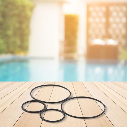 Ersatz-Vorfilter-O-Ring-Set für SPS25 SPS75 SPS100 Poolpumpen, Gummidichtungen zur Aufrechterhaltung der richtigen Abdichtung und Verbesserung der Filtration (2 Stück) von snowchecking
