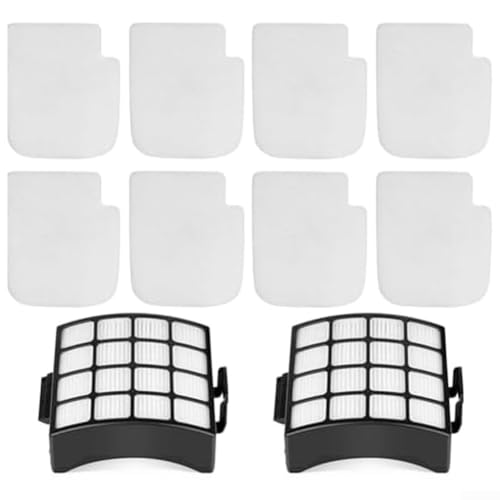 Ersatzfilter Baumwolle und Filz Pack für Shark AZ3002 AZ3000 Staubsauger mit 8 Baumwollfiltern und 2 Filzelementen für Reiniger Raumluft (B) von snowchecking
