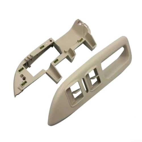Fensterheber Schalter Abdeckung Halterung Ersatz für Skoda Octavia 2004 2013 Kompatibel mit OEM 1Z1867171D und 1Z1867175 ABS Material (Yellow Earth) von snowchecking