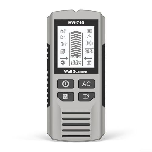Fortschrittlicher Detektor für Heimwerker, schnell identifiziert Metall, Holz und elektrische Drähte (weiß) von snowchecking