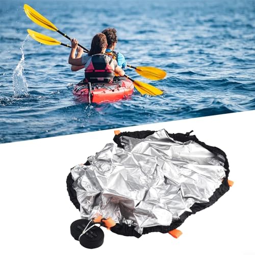 Für Kajak-Cockpitschutz mit Nylonmaterial und 2 elastischen Bändern für einfache Anwendung (XL) von snowchecking