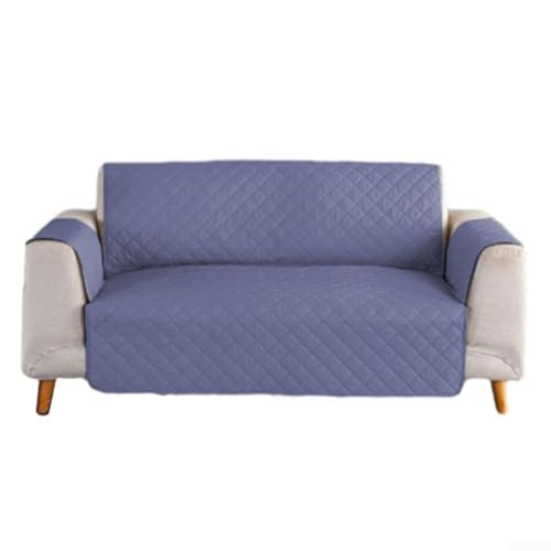 Haustiersicherer L-förmiger Couchbezug, wasserdicht und maschinenwaschbar für einfache Pflege (116 x 190 cm, grau) von snowchecking