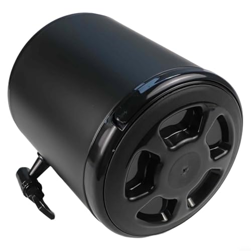 Isolierter Getränkeeimer für heiße und kalte Getränke, perfekt für Camping-Abenteuer (6 l, schwarz) von snowchecking