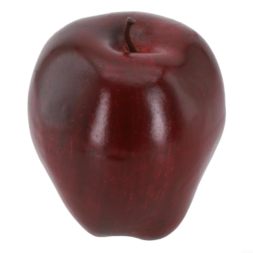 Künstliche Früchte Kunststoff Deko Set Realistische Simulation Äpfel Orange Banane Birne Zitrone Home Küche Tisch Display Requisiten (lila) von snowchecking