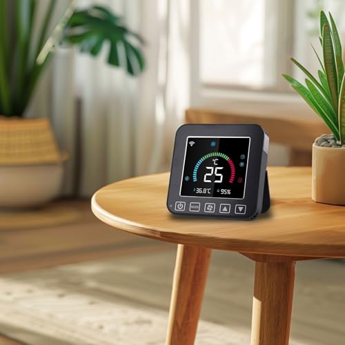 Leicht zugängliche kabellose Thermostat-Lösung zur Optimierung der Innentemperaturen in Echtzeit (Netzteil-Standardversion) von snowchecking