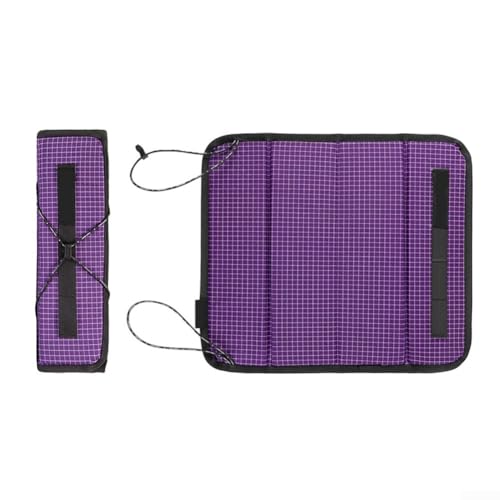 Leichter faltbarer Wandersitz, ideal für Outdoor-Abenteuer und Picknicks (lila) von snowchecking