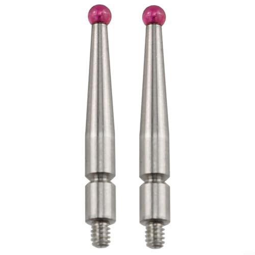 Leistungsstarke Hartmetall-Kontaktpunkte für Messuhr-Testanzeige, 2er-Set, mit M1 6 metrischem Gewinde und einer Länge von 20 9 mm von snowchecking