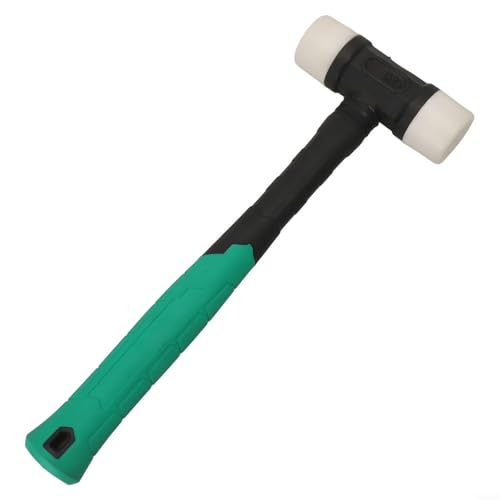 Nicht elastischer Gummi-Installationshammer mit Kopf aus Karbonstahl für Fliesen, Bodenverlegung und Heimwerker-Projekte (32 mm) von snowchecking