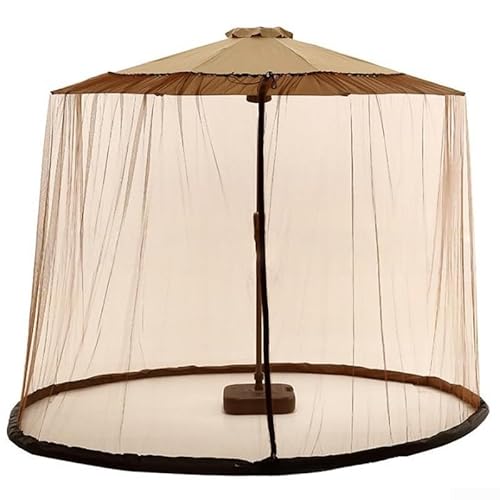 Outdoor-Regenschirm-Schutzhülle für 300 x 230 cm Regenschirme, zuverlässiges Polyester-Netz, für den Innenhof (300 x 230 cm) von snowchecking