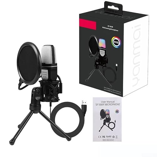 RGB Enhanced USB Microphone for Podcasting and Live Streaming Exceptional Sound Performance RGB Enhanced USB Microphone for Podcasting and Live Streaming Exceptional Sound Performance von snowchecking
