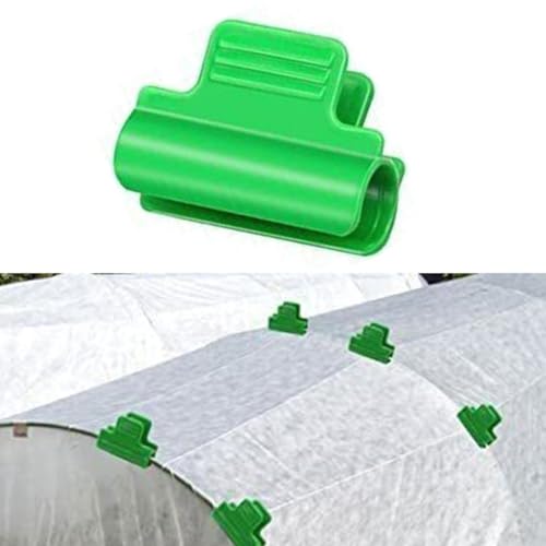 Robustes Gewächshaus-Klemmen-Set 4050 Stück zur sicheren Befestigung von Abdeckmaterialien (50 Stück, 8 mm) von snowchecking