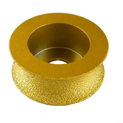 Schleifscheiben, 74 x 20 mm, trocken vakuumgelötetes Profil mit Bullnose Edge Schleifmittel für 100 Winkelschleifer (25 mm) von snowchecking