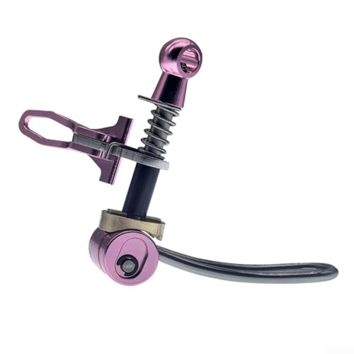Schnellspanner-Design Sattelstützenklemme für Brompton, kompatibel mit 3sixty Falträdern (Rosa) von snowchecking