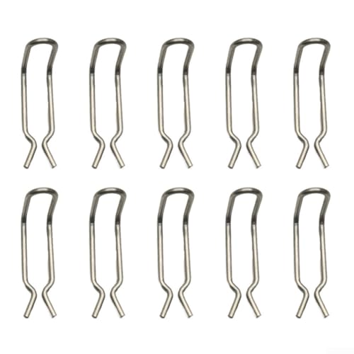 Set aus Edelstahl-Federklemmen für Kärcher Hochdruckreiniger K3 K4 K5 K6 Schlauch, widerstandsfähige Clips für langlebige Schlauchbefestigung, 5 oder 10 Stück (10 Stück) von snowchecking