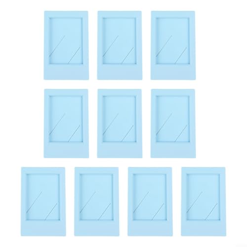 Set mit 10 Mini-Bilderrahmen, kompatibel mit Fujifilm für Instax, einfaches Einsetzen von Bildern und schützendem Design für dauerhafte Anzeige (klarer blauer Himmel) von snowchecking