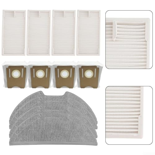 Set mit 4 Filtern, Wischtüchern und Staubbeuteln für Obode A8 Plus, für ETA, für Aurum PRO 6241, um Ihr Zuhause sauber und frisch zu halten Set mit 4 Filtern, Wischtüchern und Staubbeuteln für Obode A8 Plus, für ETA, für Aurum PRO 6241, um Ihr Zuhause sauber und frisch zu halten von snowchecking