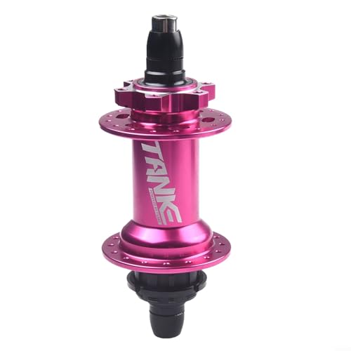 Single Speed Disc Hub für Dirt Jump Bikes mit 32 Löchern und 135 mm Abstand für verbesserte Stabilität (Pink) von snowchecking