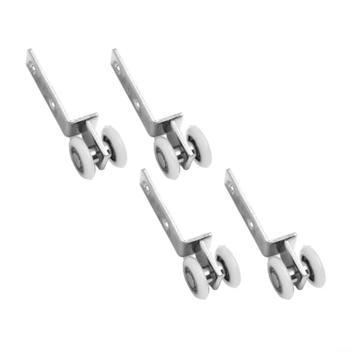 Sliding Door Solutions Starke Metall-Riemenscheiben ausgestattet mit effizientem Rollmechanismus für reibungslose Nutzung (B 4 Stück) von snowchecking