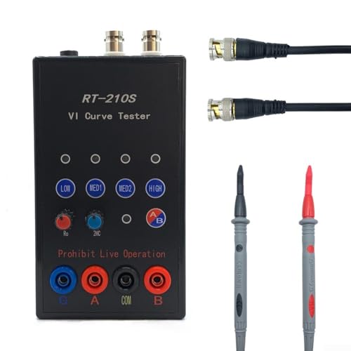 Snowchecking 210S VI Kurventester, 210S Dual-Channel VI Kurve Tester Analyzer ASA Leiterplatte Fehlererkennungsinstrument 4 einstellbare Frequenzen von snowchecking