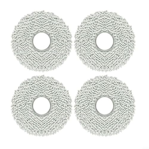 Snowchecking 4 oder 10 Stück Wischmopp-Pads, Zubehör-Set, Mikrofaser-Wischtuch-Set für Kärcher RCV 5 Plus für regelmäßigen Gebrauch (4 Stück) von snowchecking