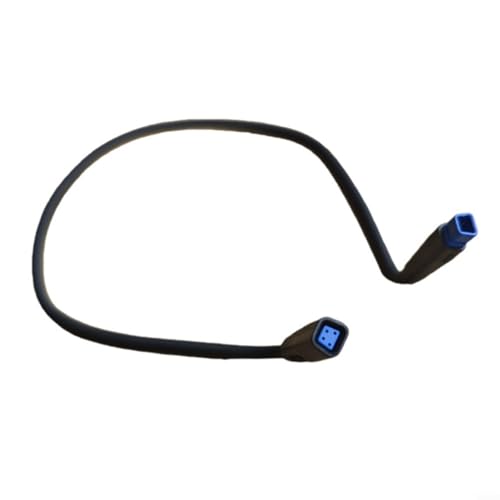 Snowchecking 4-poliges Geschwindigkeitssensor-Verlängerungskabel, wasserdichter Stecker für Bafang-Antriebsmotor CAN-Protokoll, 30 cm, 60 cm, Schwarz (60 cm) von snowchecking