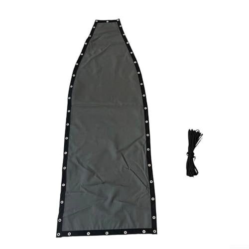 Snowchecking Dunkelgraues Ersatz-Sitztuch für Textilene Hängesessel – 64 x 197 x 23 cm (1 Stück ohne Taschen) von snowchecking