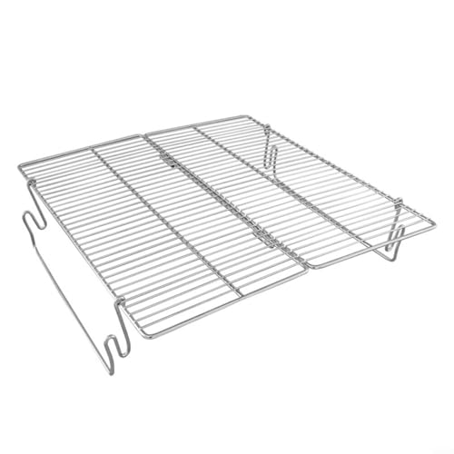 Snowchecking Edelstahl-Grillrost, tragbar, zusammenklappbar, für Camping, Outdoor, mit großen Grillflächen, 35 x 34 x 10 cm, für Camping, Garten, Picknick Snowchecking Edelstahl-Grillrost, tragbar, zusammenklappbar, für Camping, Outdoor, mit großen Grillflächen, 35 x 34 x 10 cm, für Camping, Garten, Picknick von snowchecking