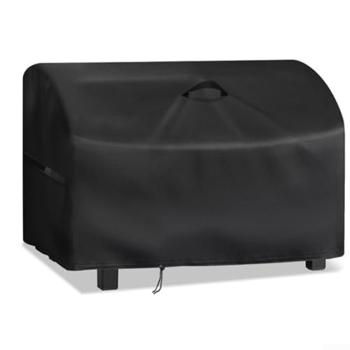 Snowchecking Grillabdeckung für Royal For Gourmet CD1519 Holzkohlegrill, Tisch-Grillabdeckung, 71,1 x 48,3 x 48,3 cm, wasserdicht, UV-beständig, 420D Oxford mit Riemen von snowchecking