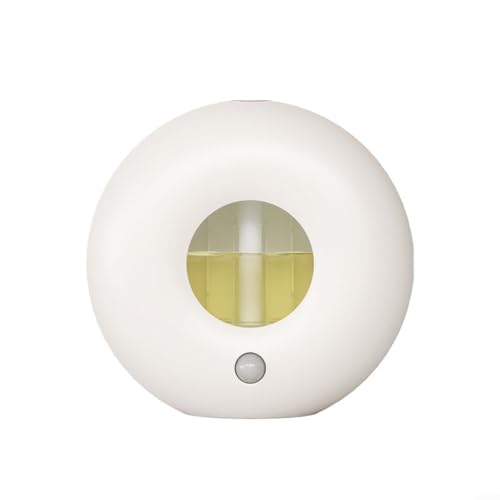 Snowchecking Intelligenter Diffusor für ätherische Öle mit Bewegungsmelder für Zuhause, Büro, Wandmontage, Schreibtisch-Duftmaschine (weiß) von snowchecking