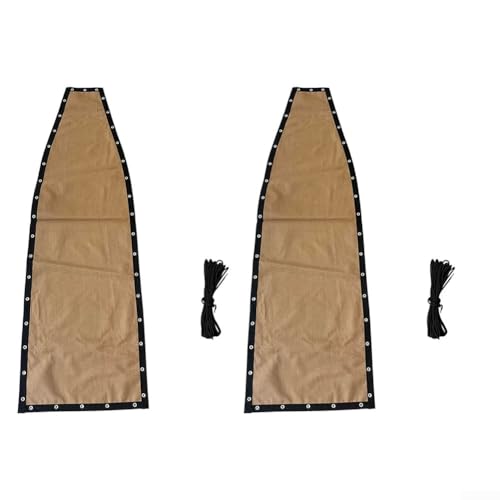 Snowchecking Khaki Ersatz-Sitztuch für Textilene Hängesessel – 64 x 197 x 23 cm (2 Stück ohne Taschen) von snowchecking
