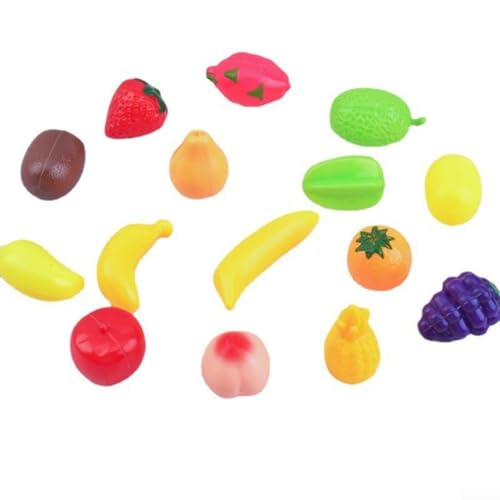 Snowchecking Künstliche Mini-Obst-Set, Kunststoff, dekorativ, Küchentisch, Display, DIY, Heimdekoration, Fotografie-Requisiten, 20 Stück E) von snowchecking