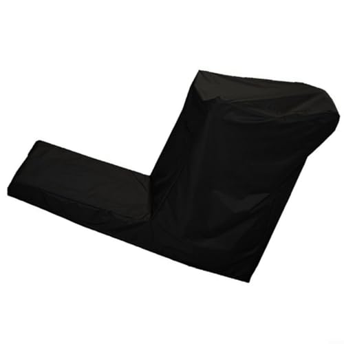 Snowchecking Laufbandabdeckung L-förmige Outdoor-Laufbandabdeckung Oxford-Tuch Staubschutz mehrere Größen erhältlich Schwarz Gartengeräte Schild (185 x 91 x 155 cm) von snowchecking
