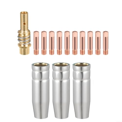 Snowchecking MIG Schweißzubehör-Set mit Gasdüsen Diffusor Power Tips 0,9 mm kompatibel mit 15AK MB15 Taschenlampe Snowchecking MIG Schweißzubehör-Set mit Gasdüsen Diffusor Power Tips 0,9 mm kompatibel mit 15AK MB15 Taschenlampe von snowchecking